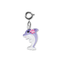 Charm It! Purple Dolphin Charm by High IntenCity CICC932-A