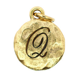 Gold Monogram Q by Beaucoup Designs