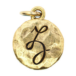 Gold Monogram Z by Beaucoup Designs
