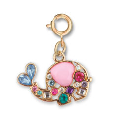 Charm It! Sparkle Elephant Gold Tone Charm by High IntenCity CICC1289