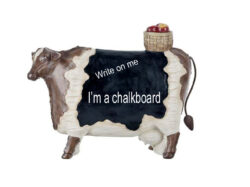 Ganz Chalkboard Cow