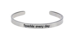 Message Cuff Bracelet by Ganz: Sparkle every day