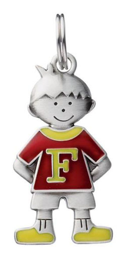 Initial Kid Charm F (Boy) EL0038 by Ganz