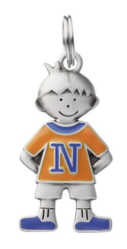 Initial Kid Charm N (Boy) EL0046 by Ganz