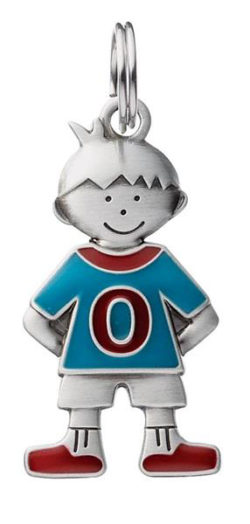 Initial Kid Charm O (Boy) EL0047 by Ganz