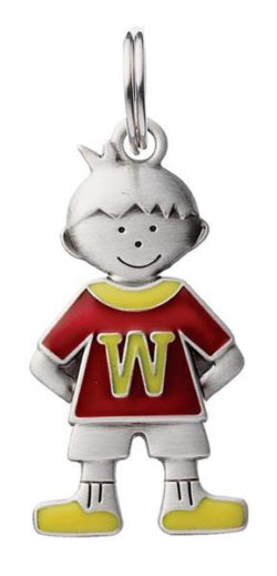 Initial Kid Charm W (Boy) EL0053 by Ganz