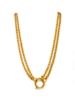 Belcher Adjustable Charm Holder Necklance