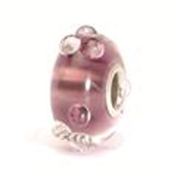 Trollbeads Purple Flower Bud Bead