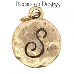 Gold Monogram S by Beaucoup Designs