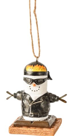 Smore's Biker Ornament by Ganz